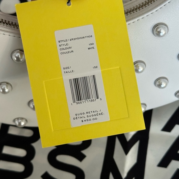 New Marc Jacobs calf leather shoulder bag with pearly zinc and aluminum studs - Picture 10 of 13